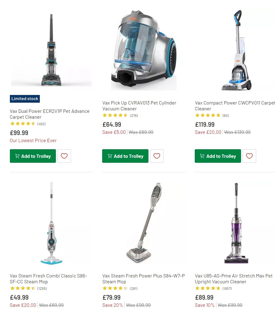 Argos Offers from 5 November