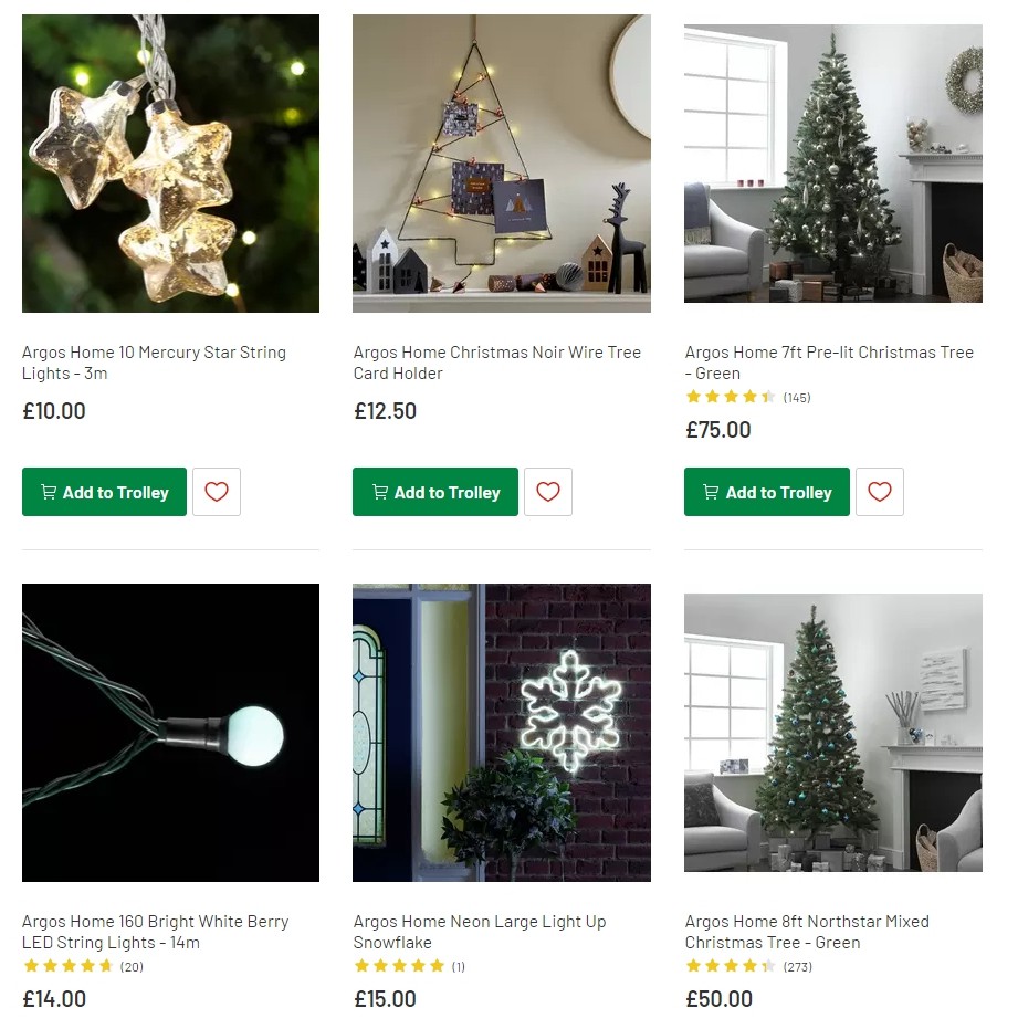 Argos Offers from 12 November