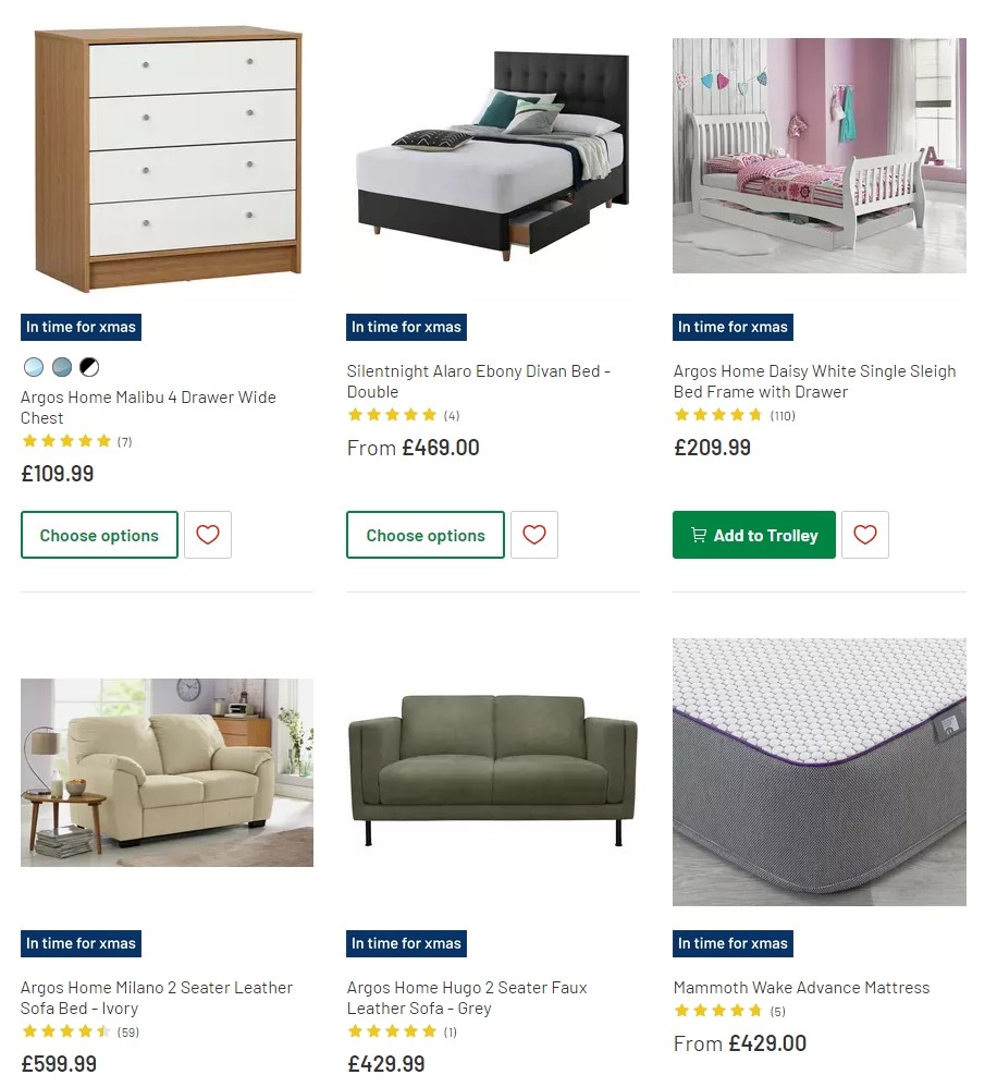 Argos Offers from 12 November