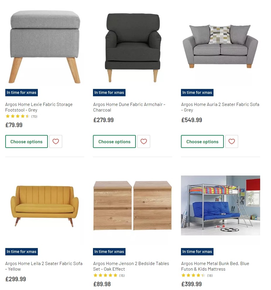 Argos Offers from 12 November