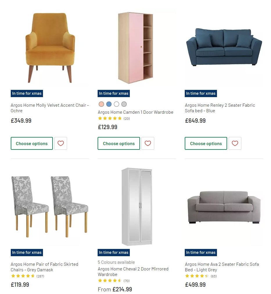 Argos Offers from 12 November