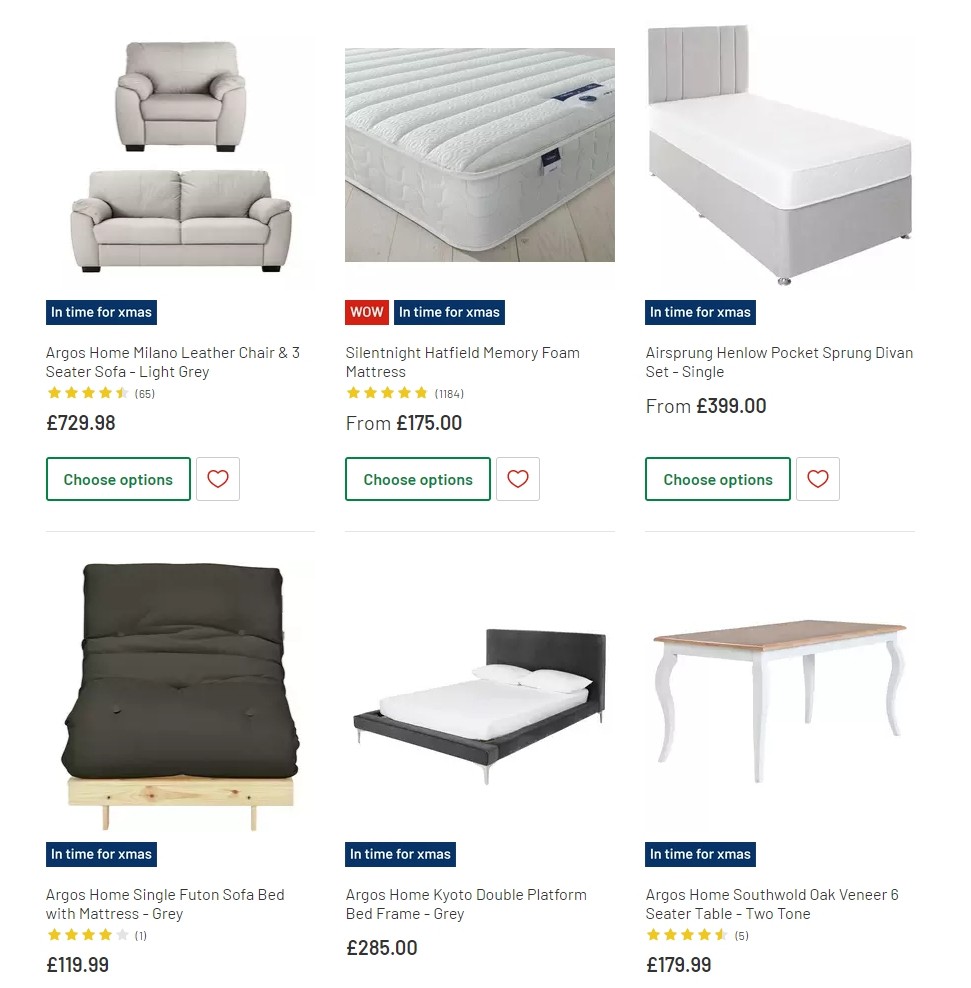 Argos Offers from 12 November