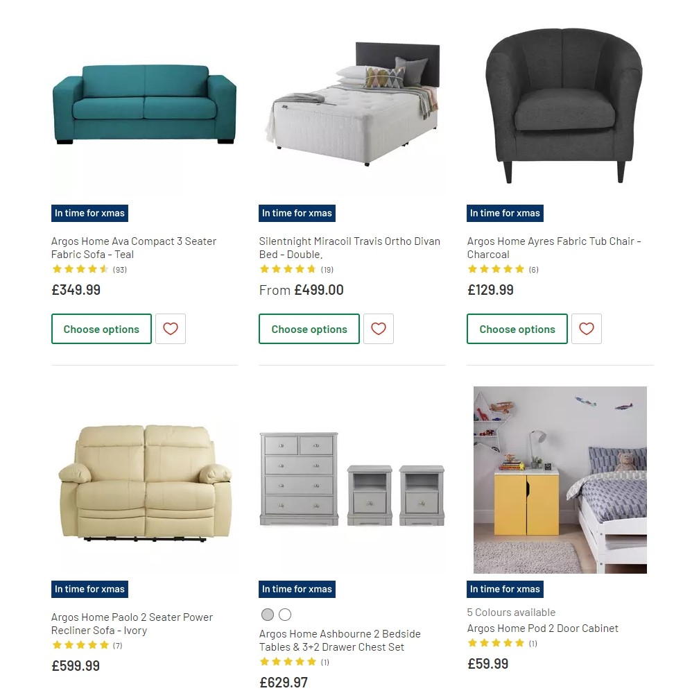 Argos Offers from 12 November