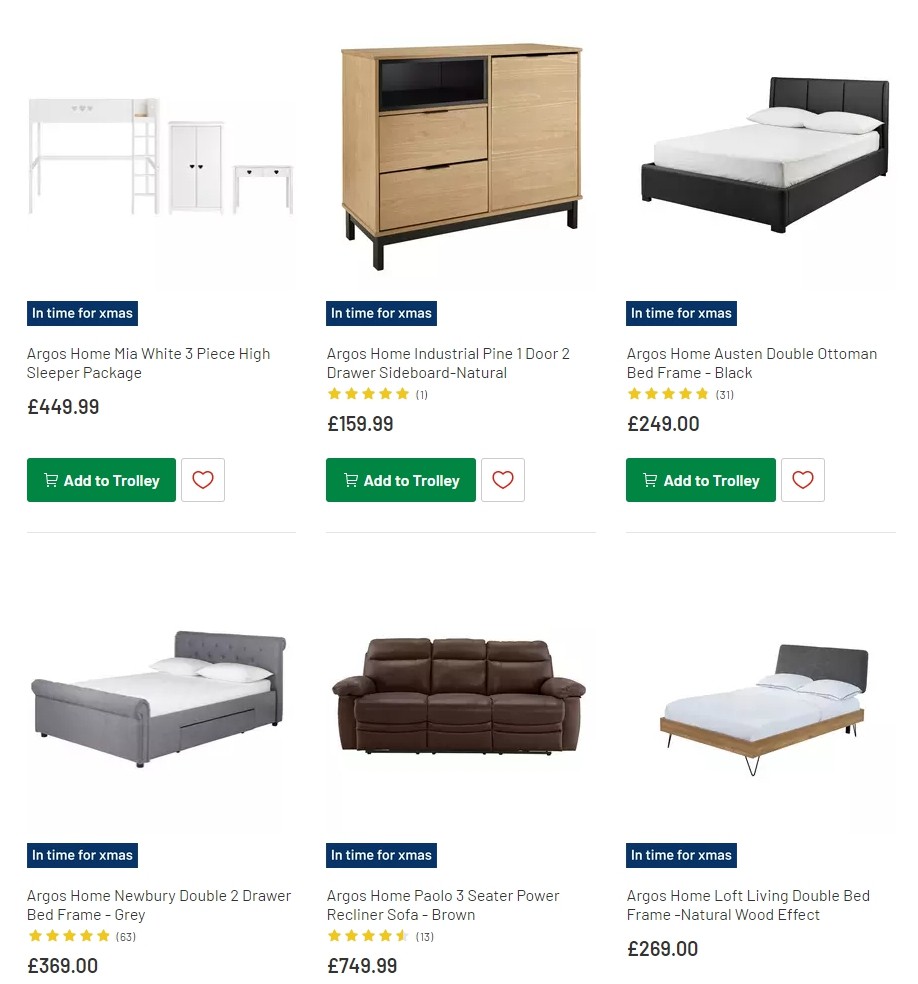 Argos Offers from 12 November