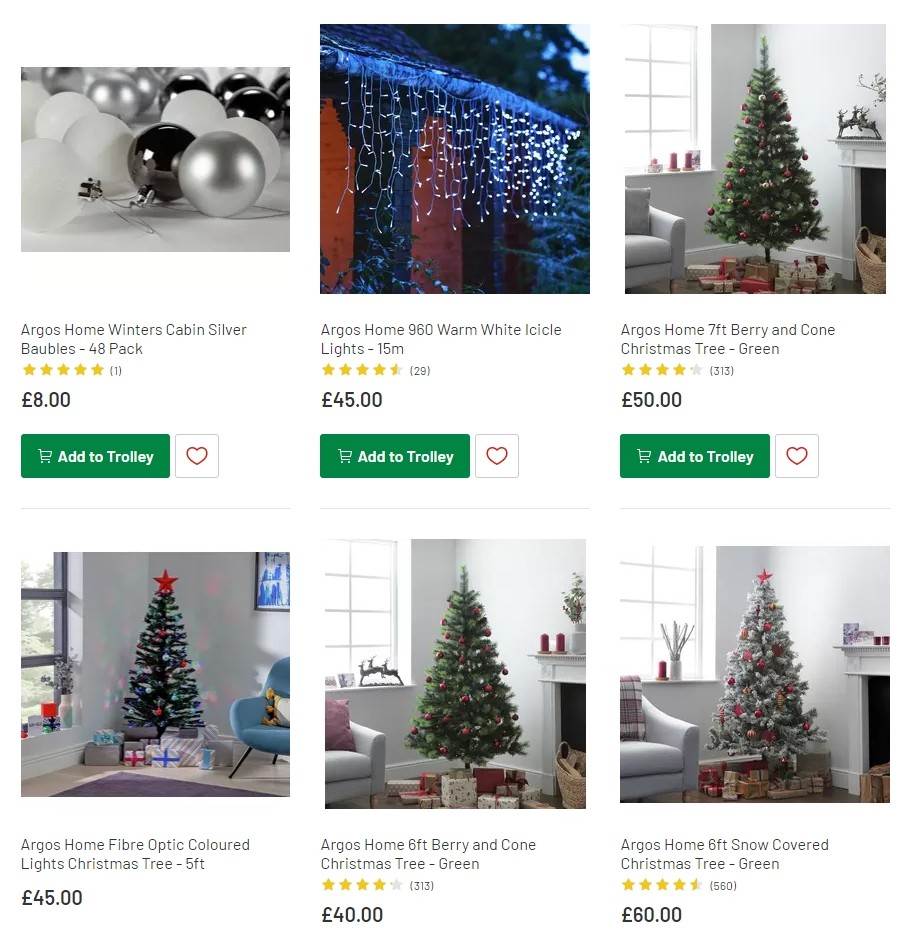 Argos Offers from 12 November