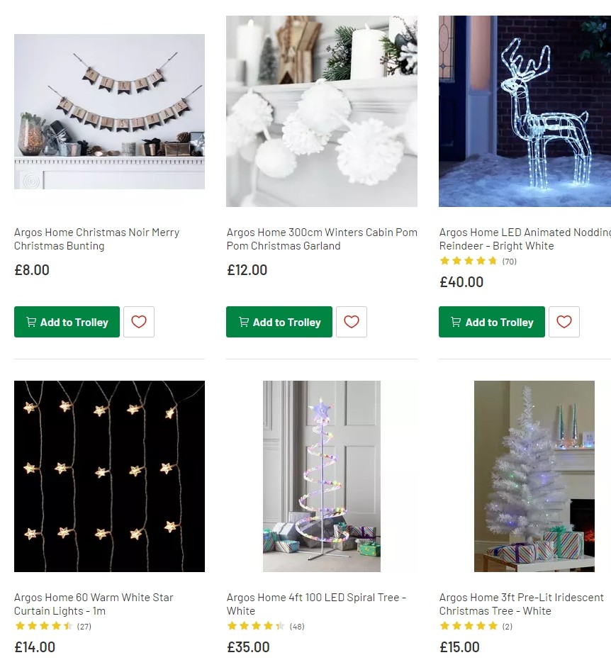 Argos Offers from 12 November