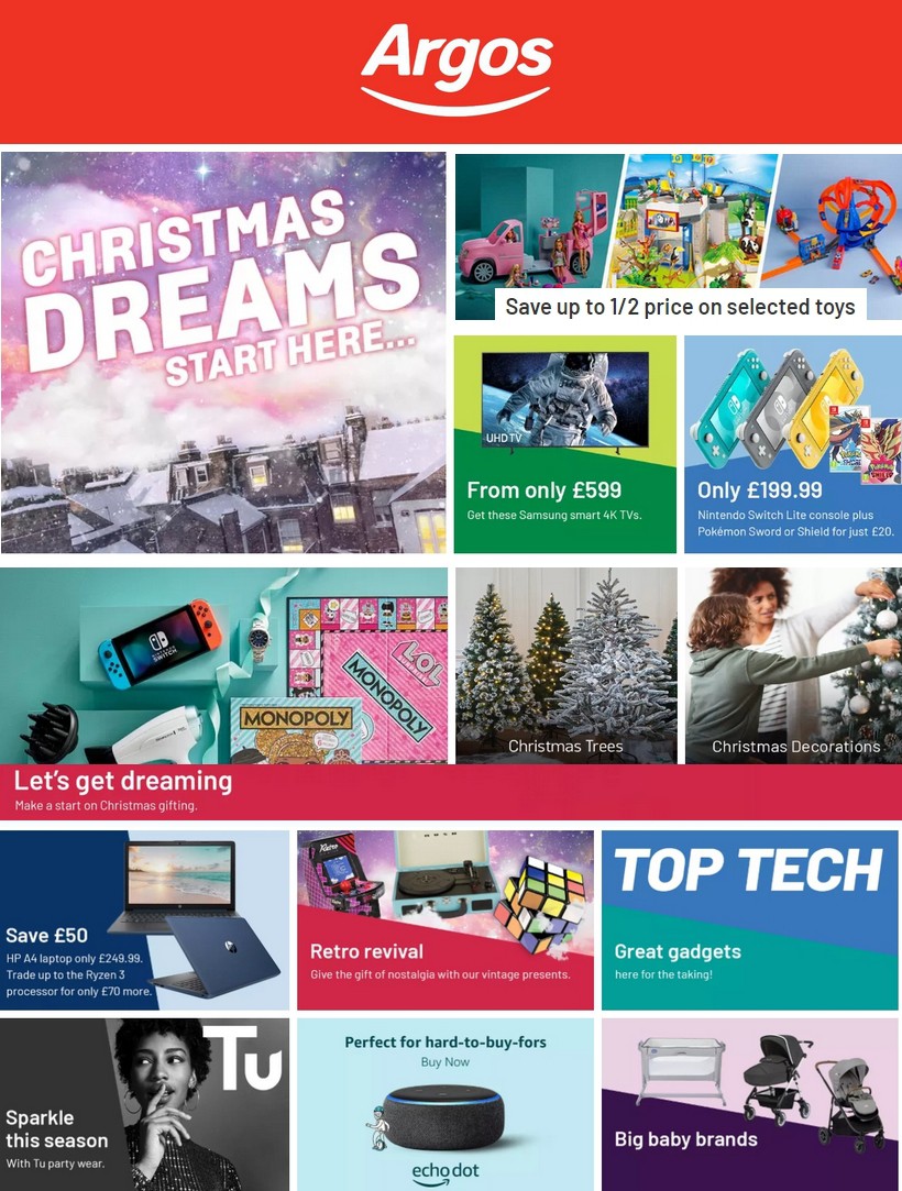 Argos Offers from 19 November