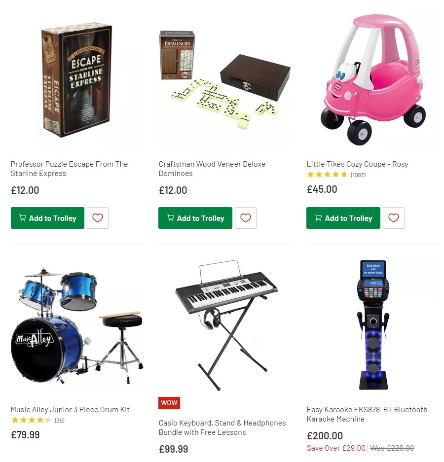 Argos Offers from 19 November