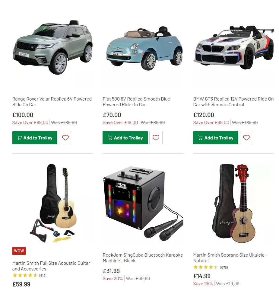 Argos Offers from 19 November