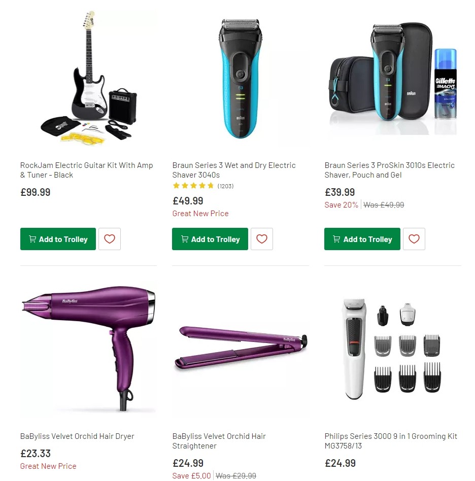 Argos Offers from 19 November