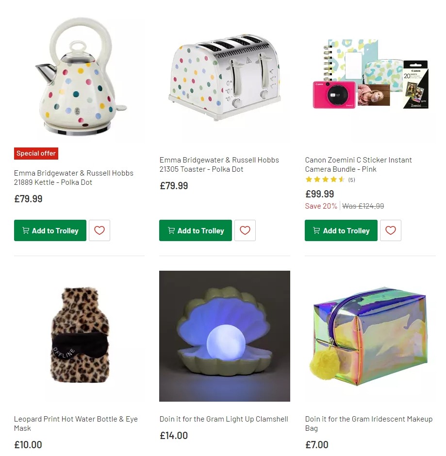 Argos Offers from 19 November