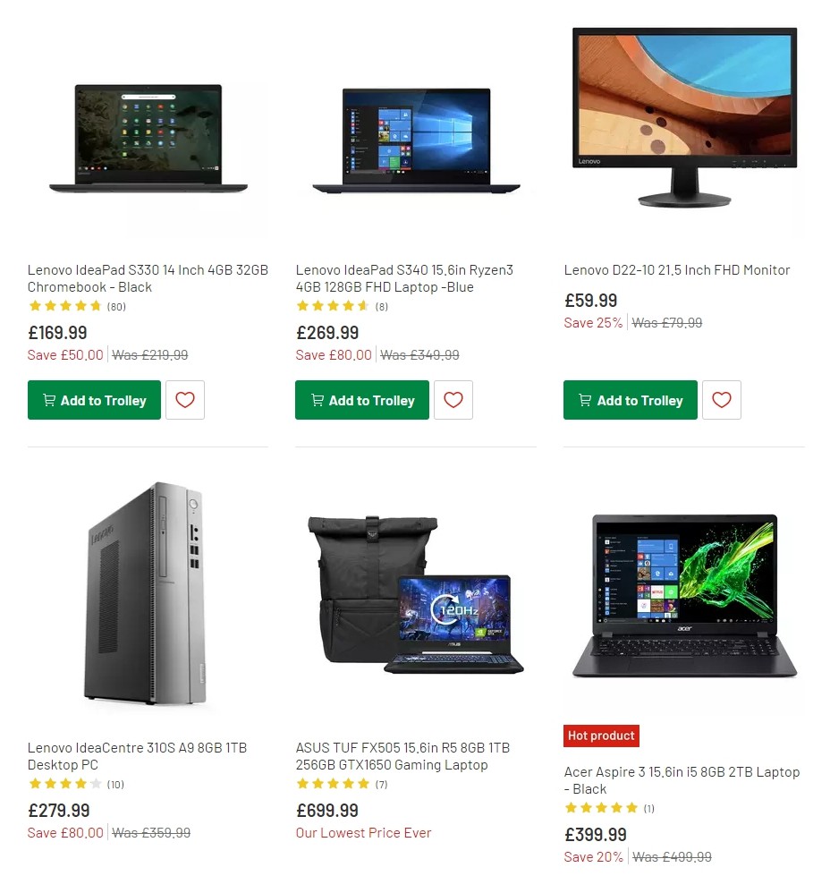 Argos Offers from 3 December
