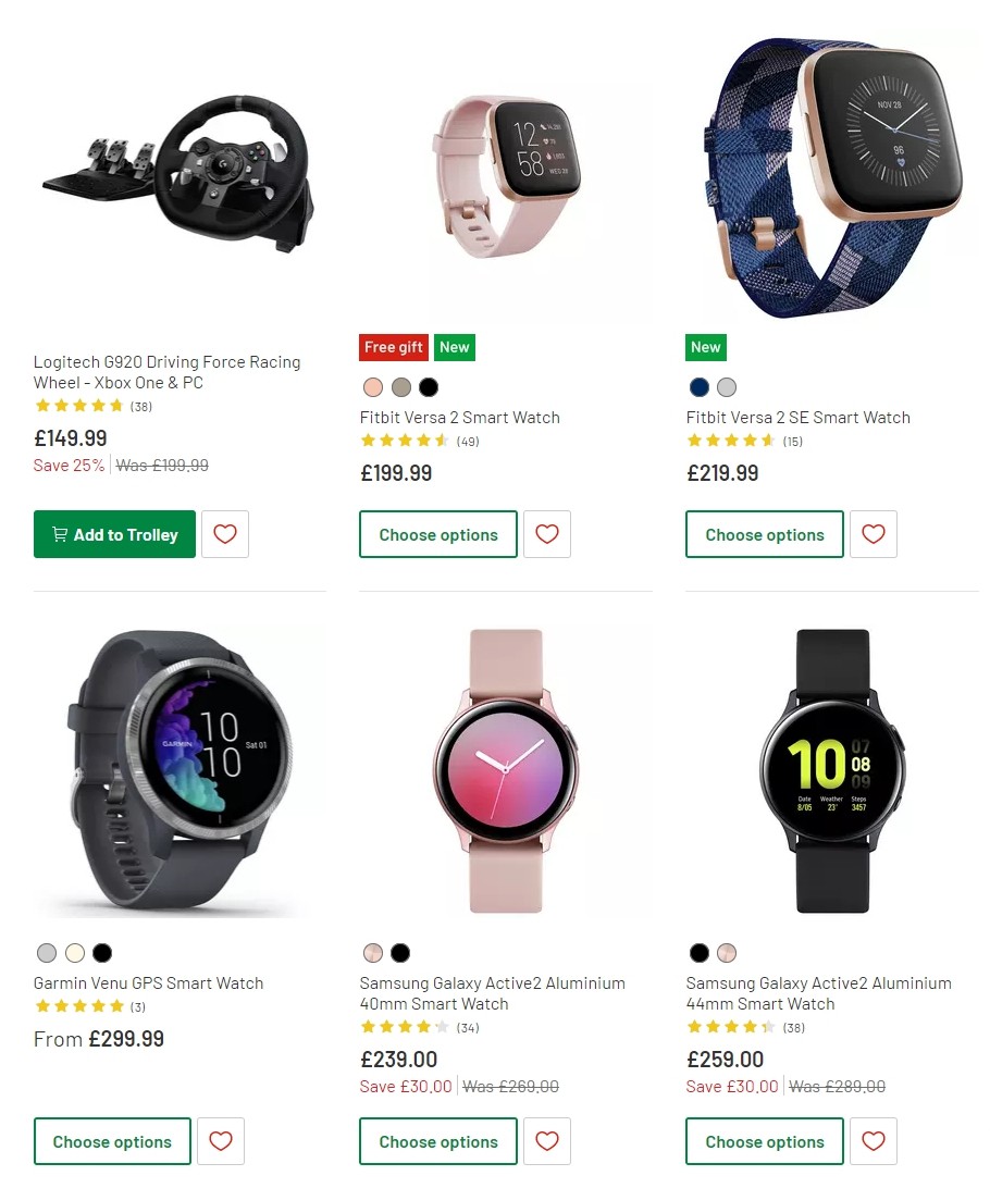 Argos Offers from 3 December