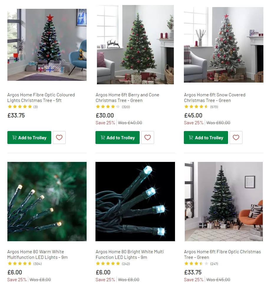 Argos Offers from 3 December