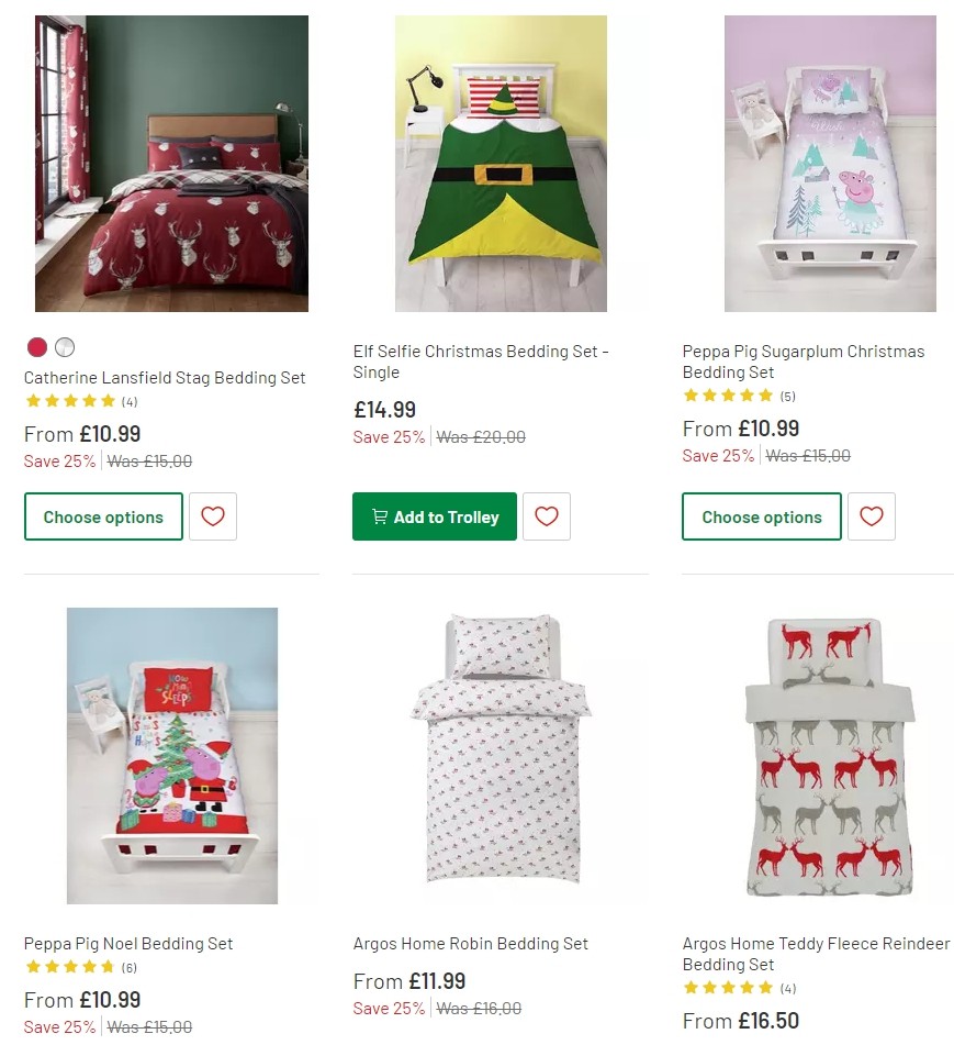 Argos Offers from 3 December