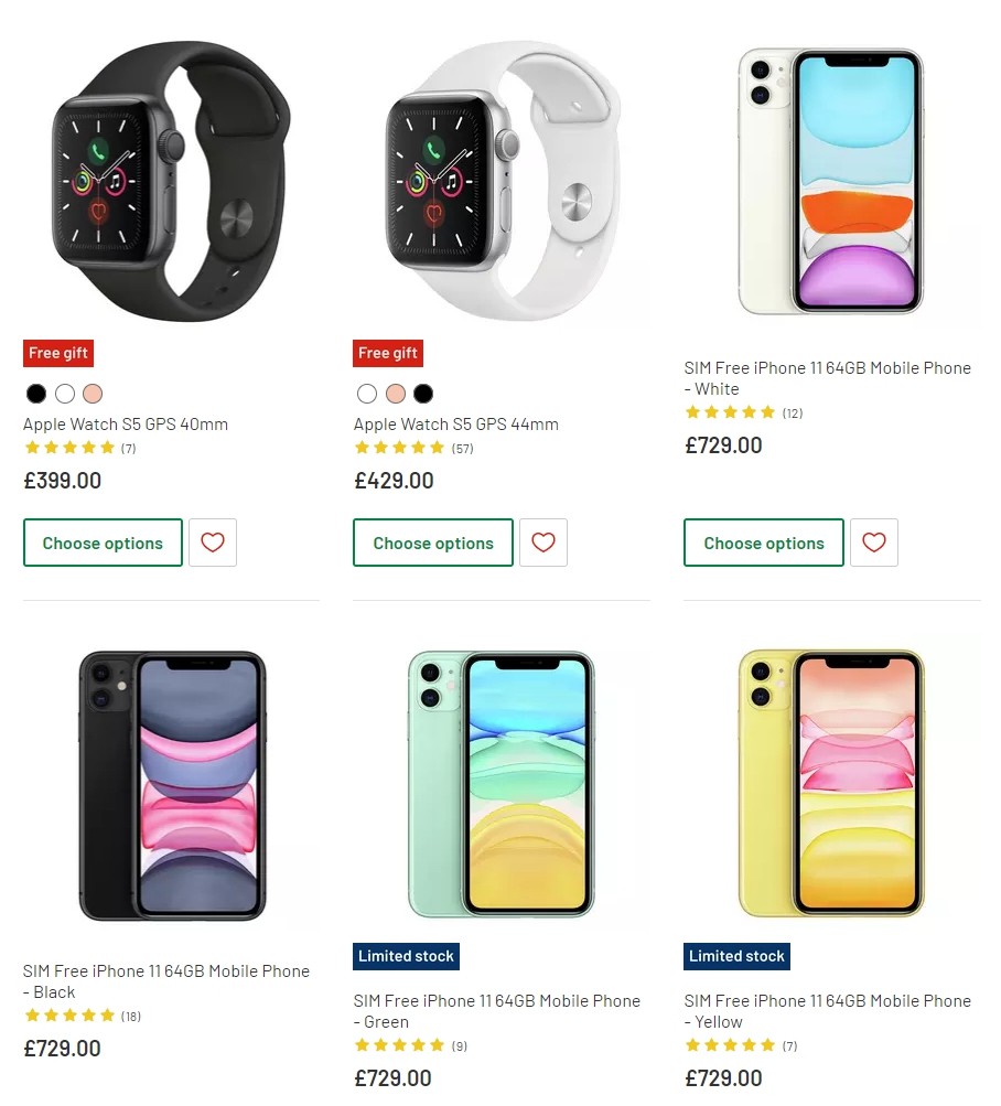 Argos Offers from 3 December