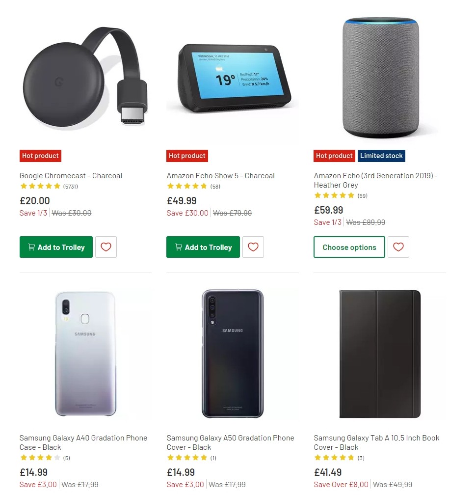 Argos Offers from 3 December