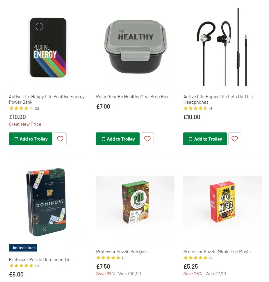 Argos Offers from 17 December