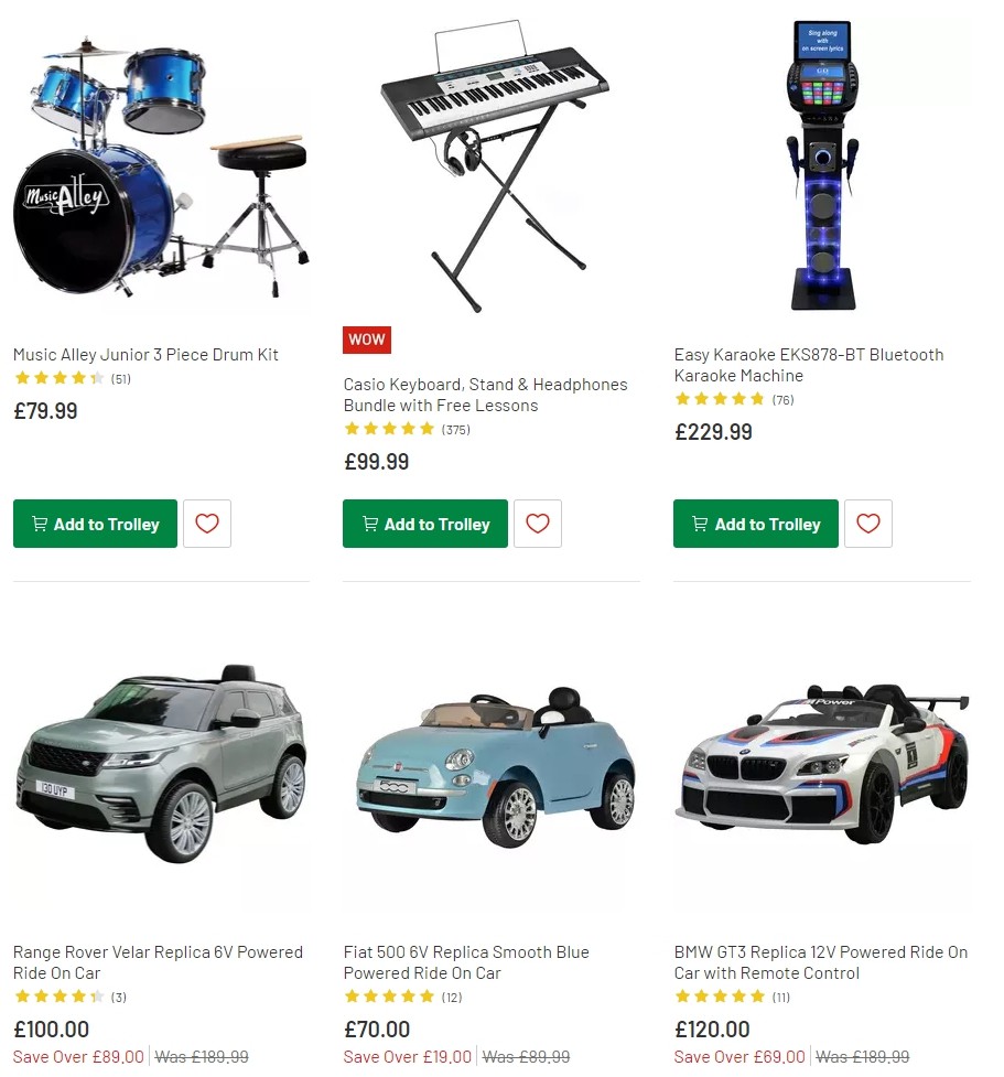 Argos Offers from 17 December