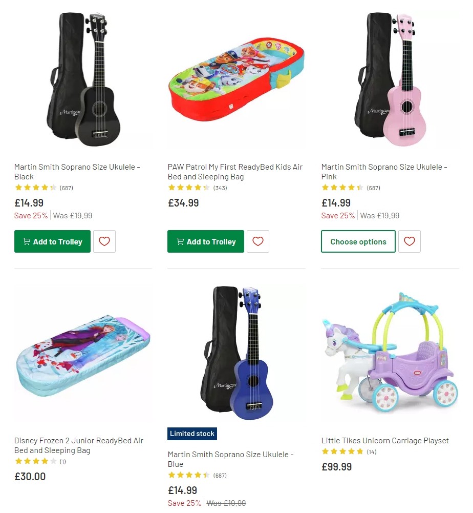 Argos Offers from 17 December