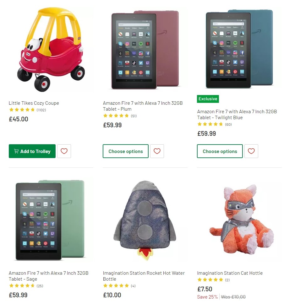 Argos Offers from 17 December