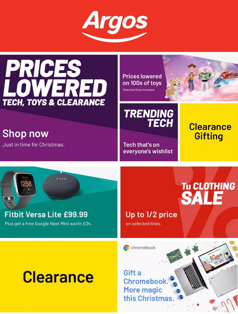 Argos Offers from 24 December