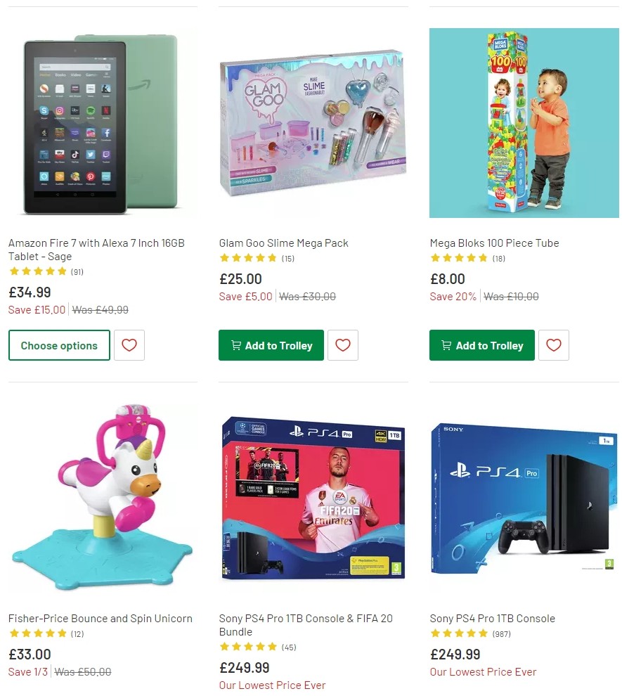 Argos Offers from 24 December