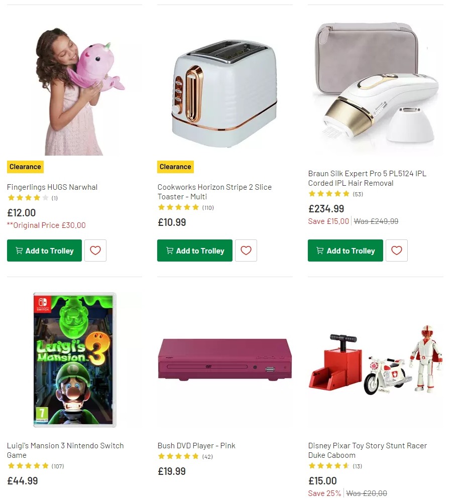 Argos Offers from 24 December