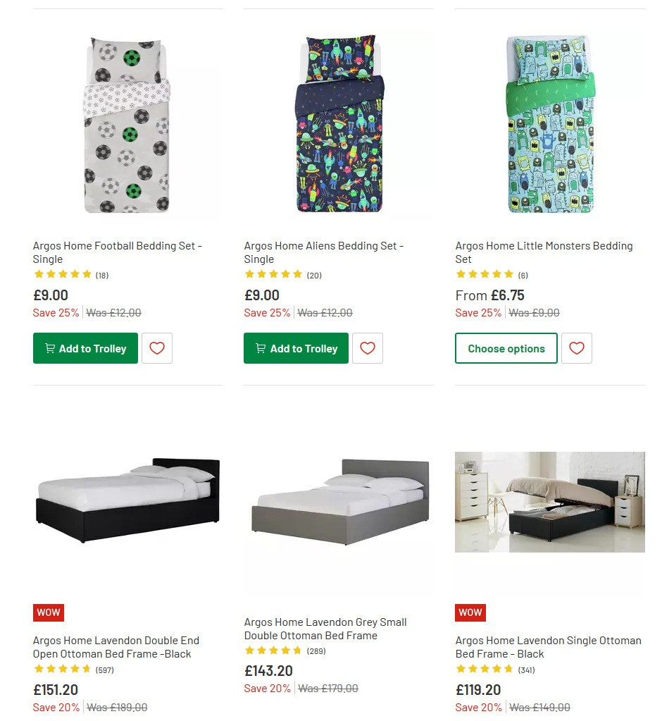 Argos Offers from 31 December