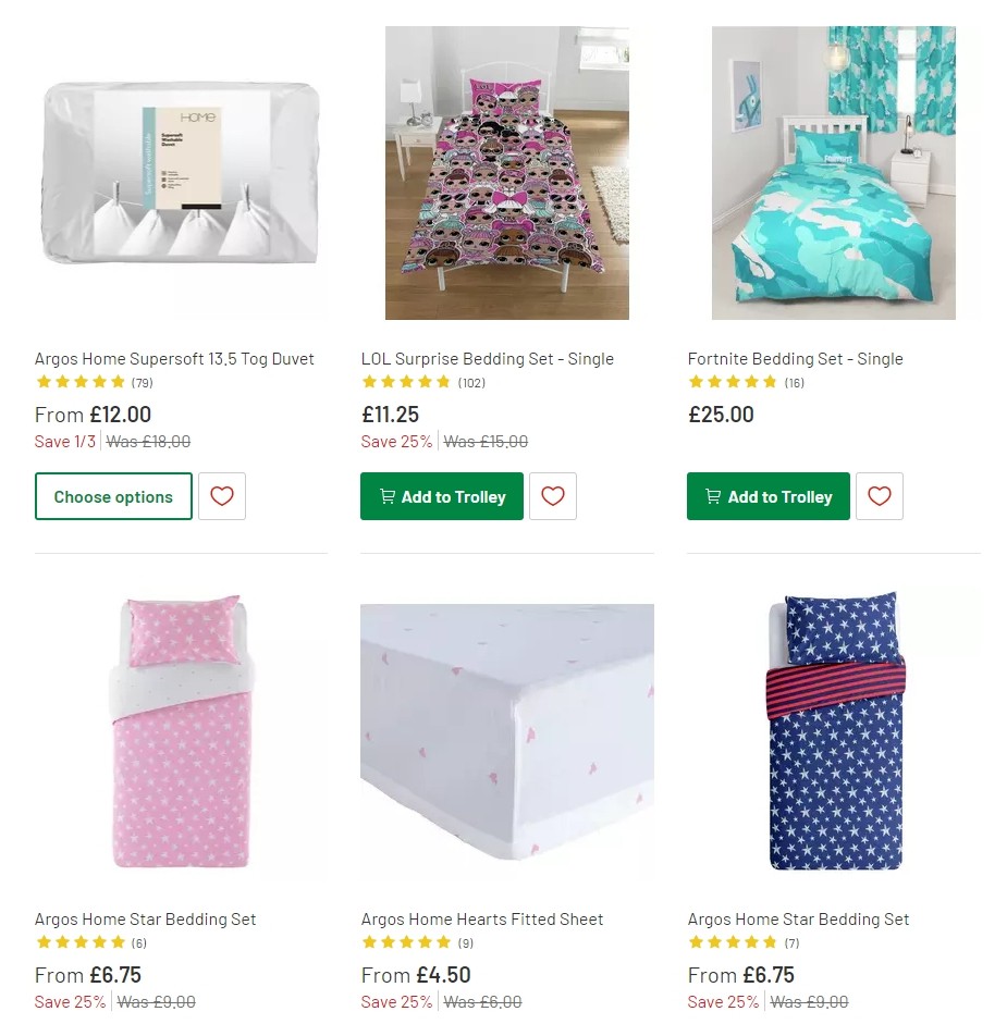 Argos Offers from 14 January