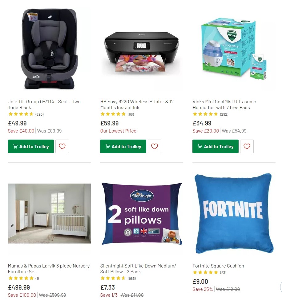 Argos Offers from 14 January