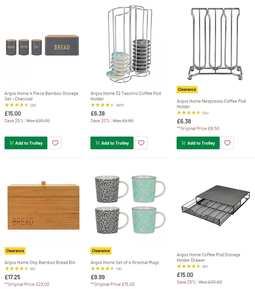 Argos Offers from 14 January