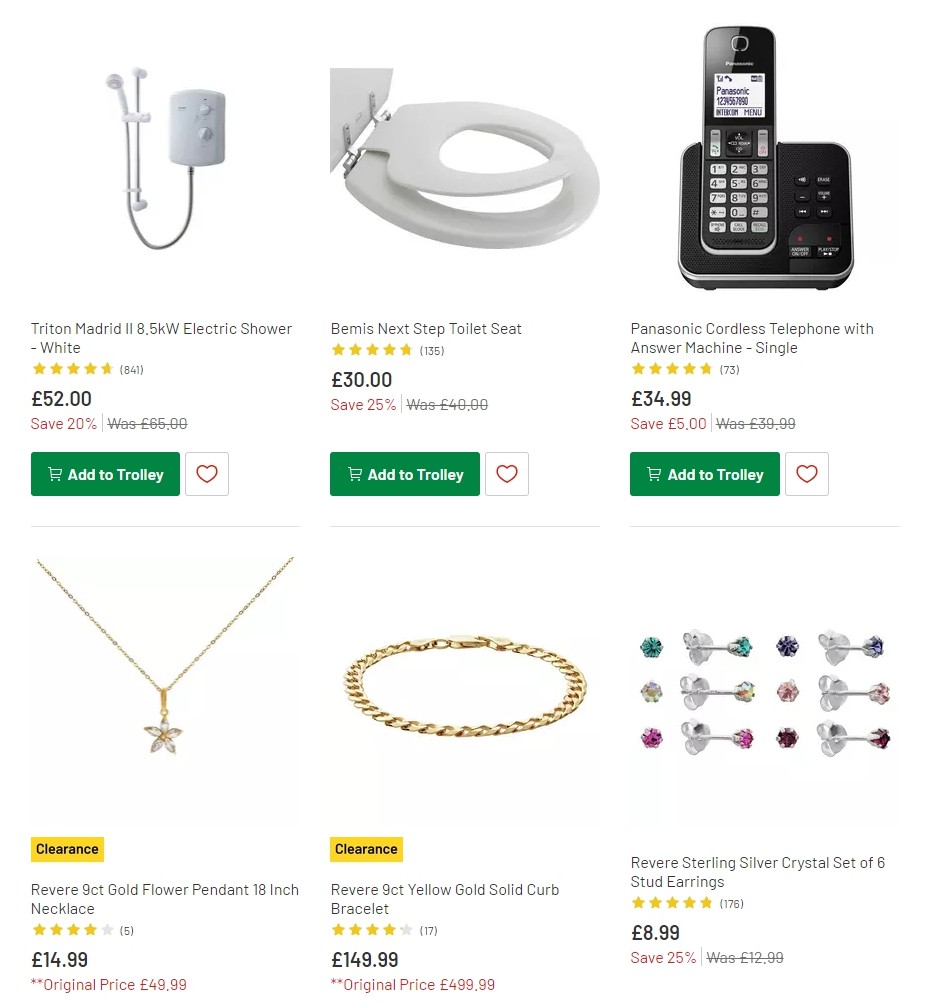 Argos Offers from 14 January