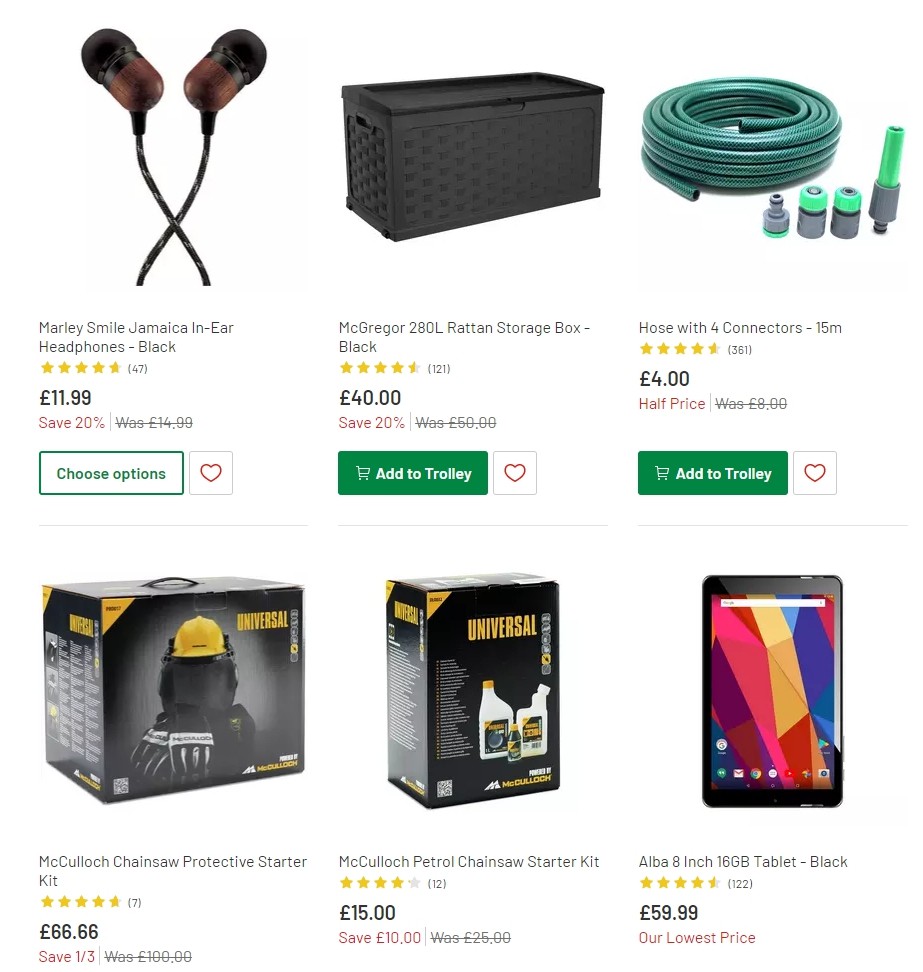 Argos Offers from 14 January