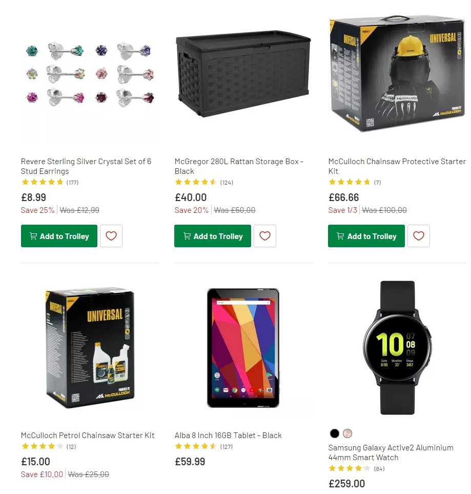 Argos Offers from 21 January