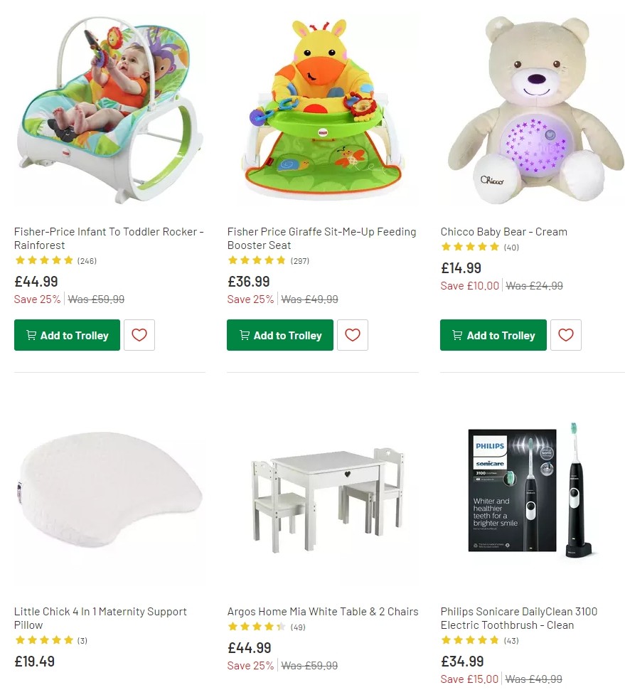 Argos Offers from 21 January