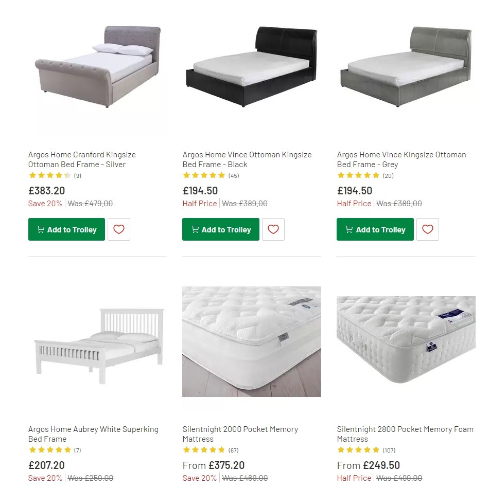 Argos Offers from 21 January