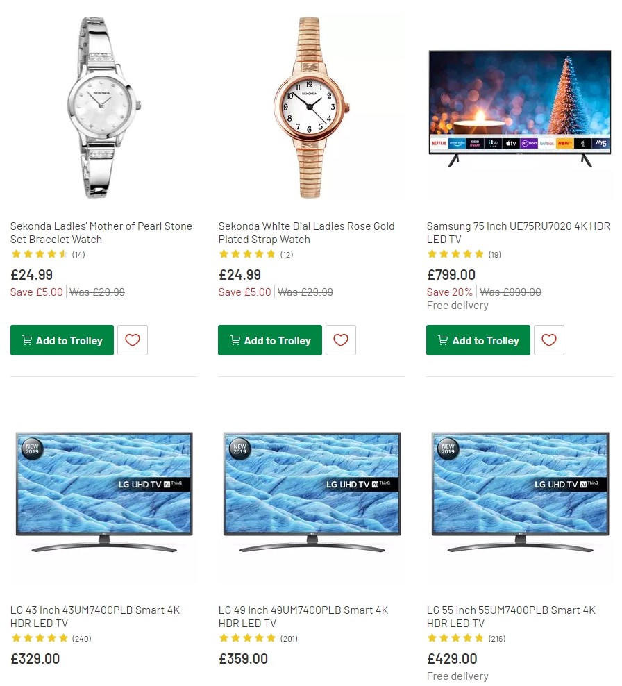 Argos Offers from 21 January
