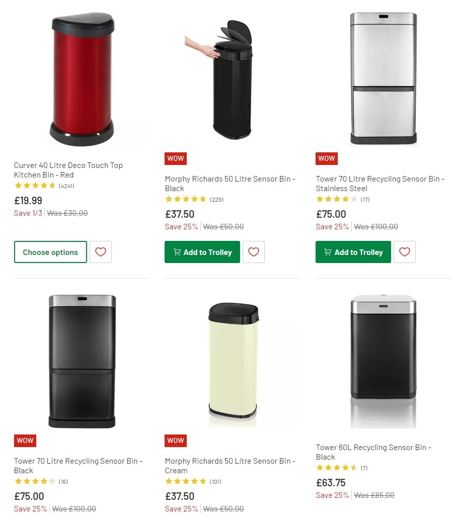 Argos Offers from 21 January