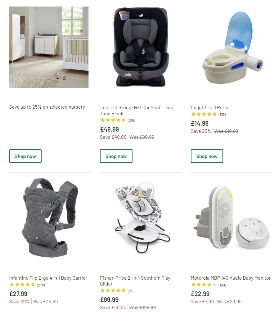 Argos Offers from 21 January