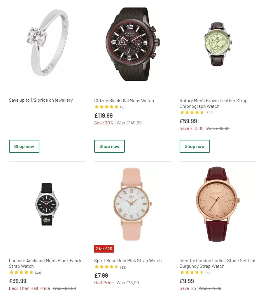 Argos Offers from 21 January