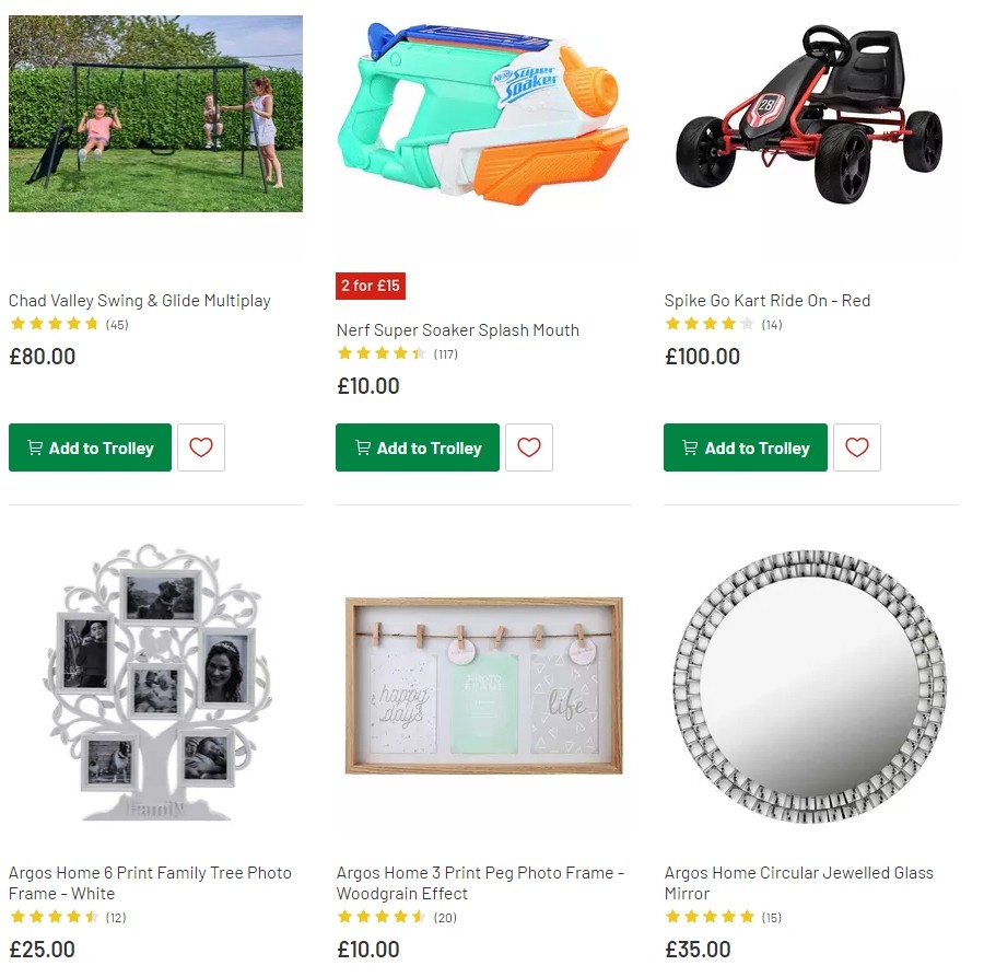 Argos Offers from 4 February