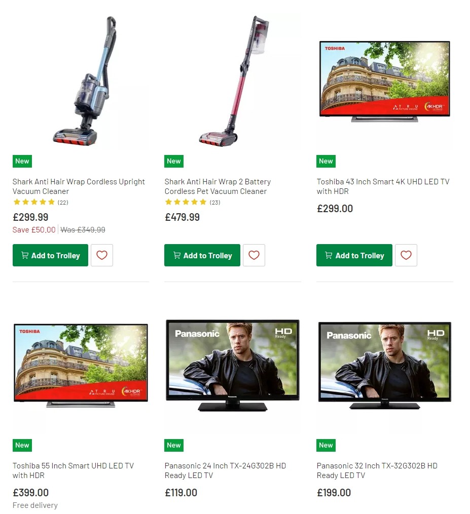 Argos Offers from 4 February