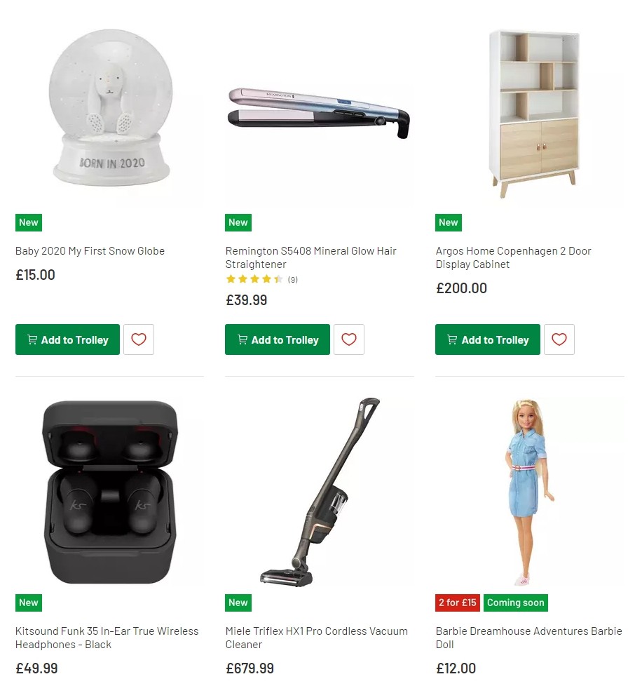 Argos Offers from 4 February