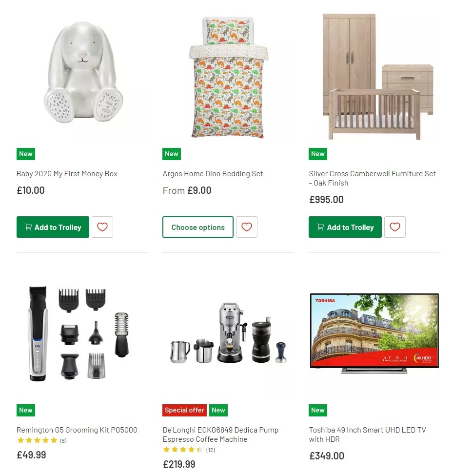 Argos Offers from 4 February