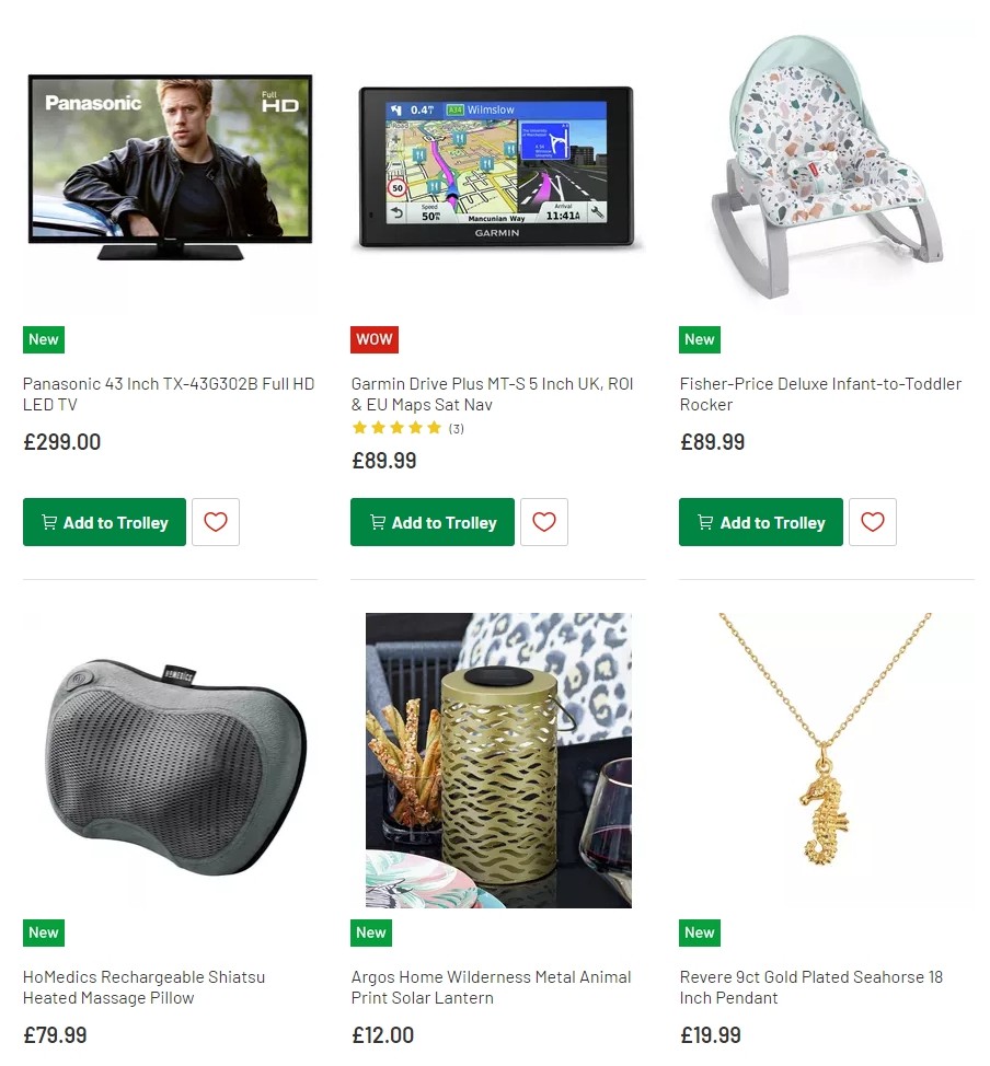 Argos Offers from 4 February