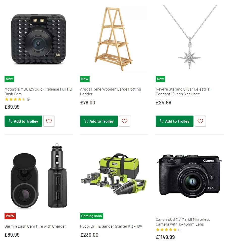 Argos Offers from 4 February