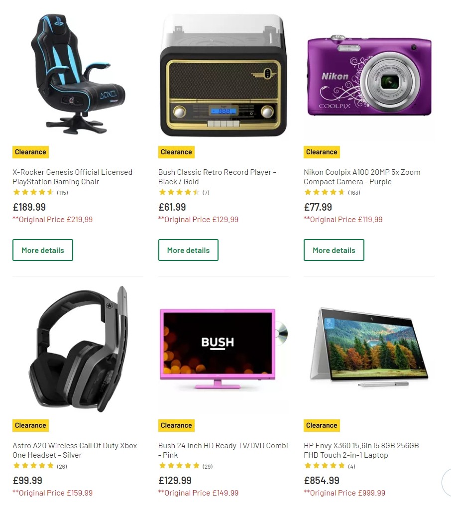 Argos Offers from 11 February