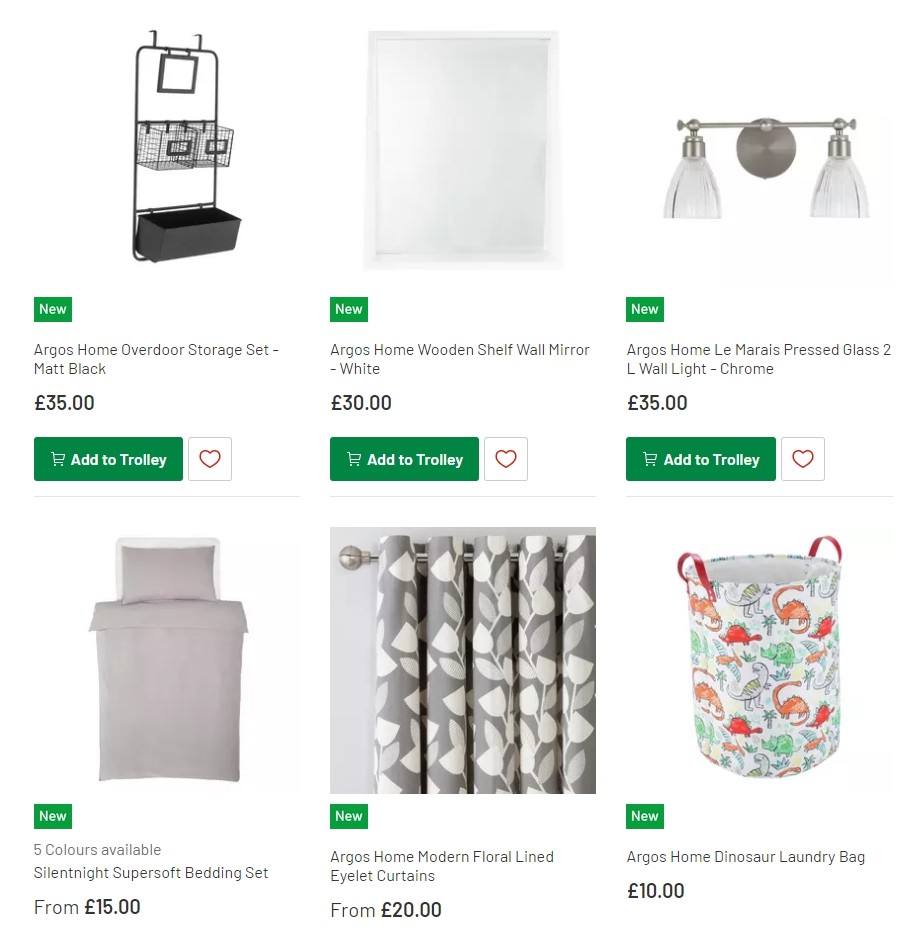 Argos Offers from 11 February