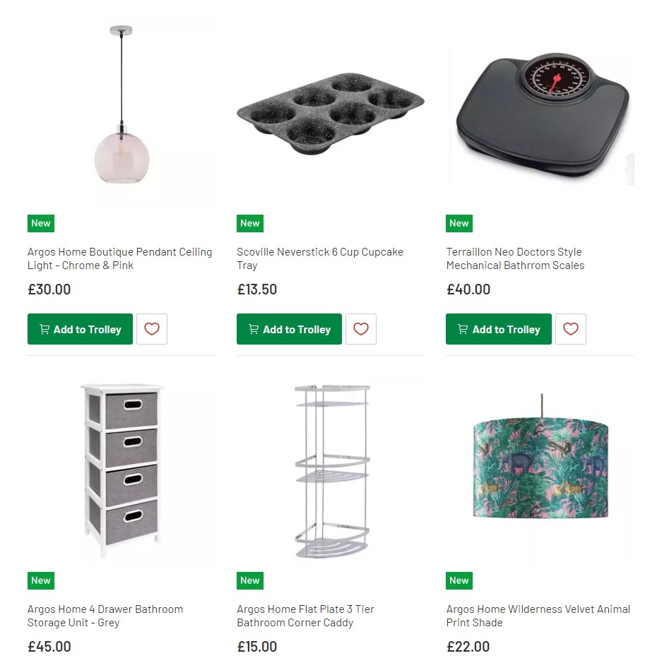 Argos Offers from 11 February